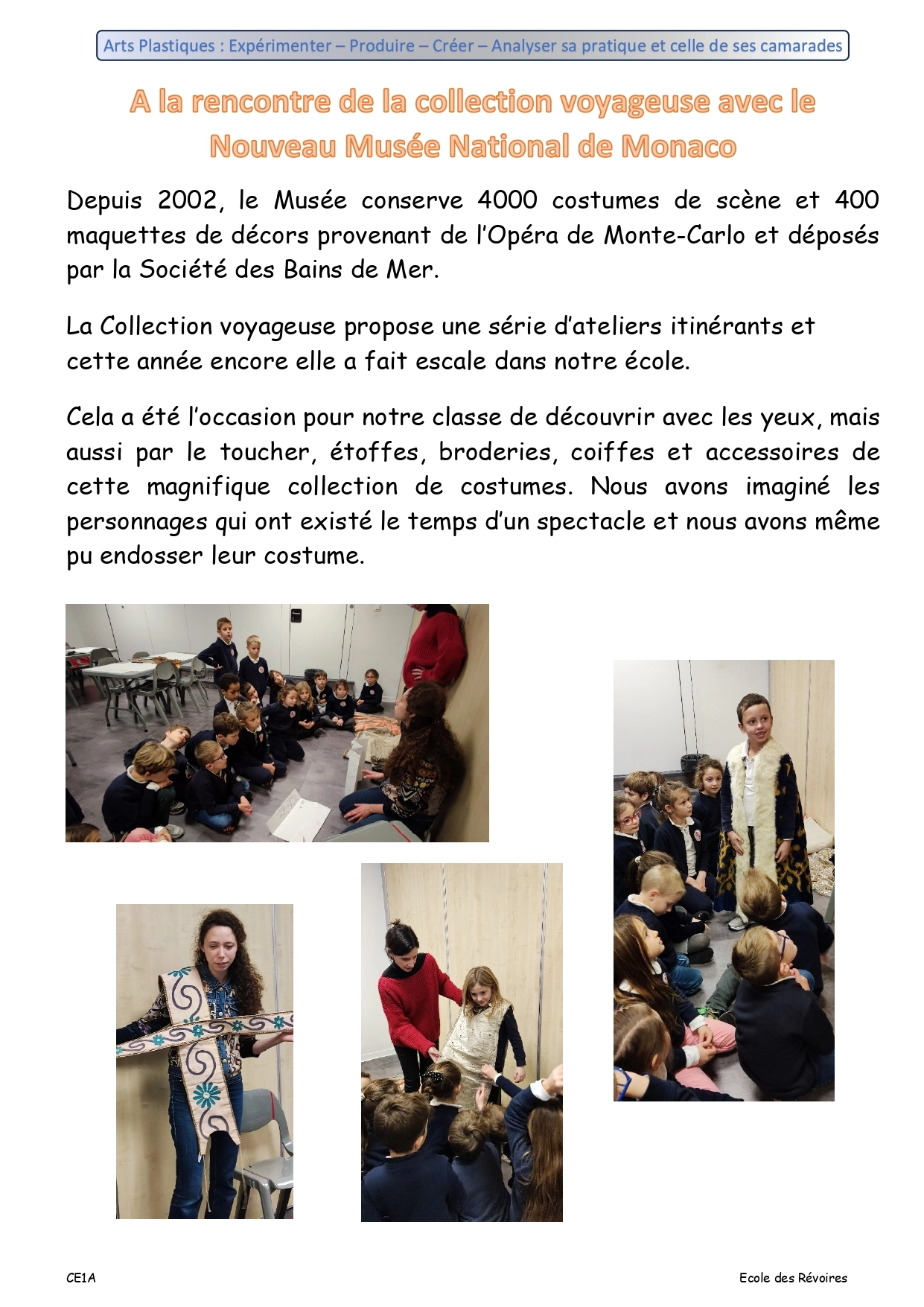 CE1A Collection voyageuse