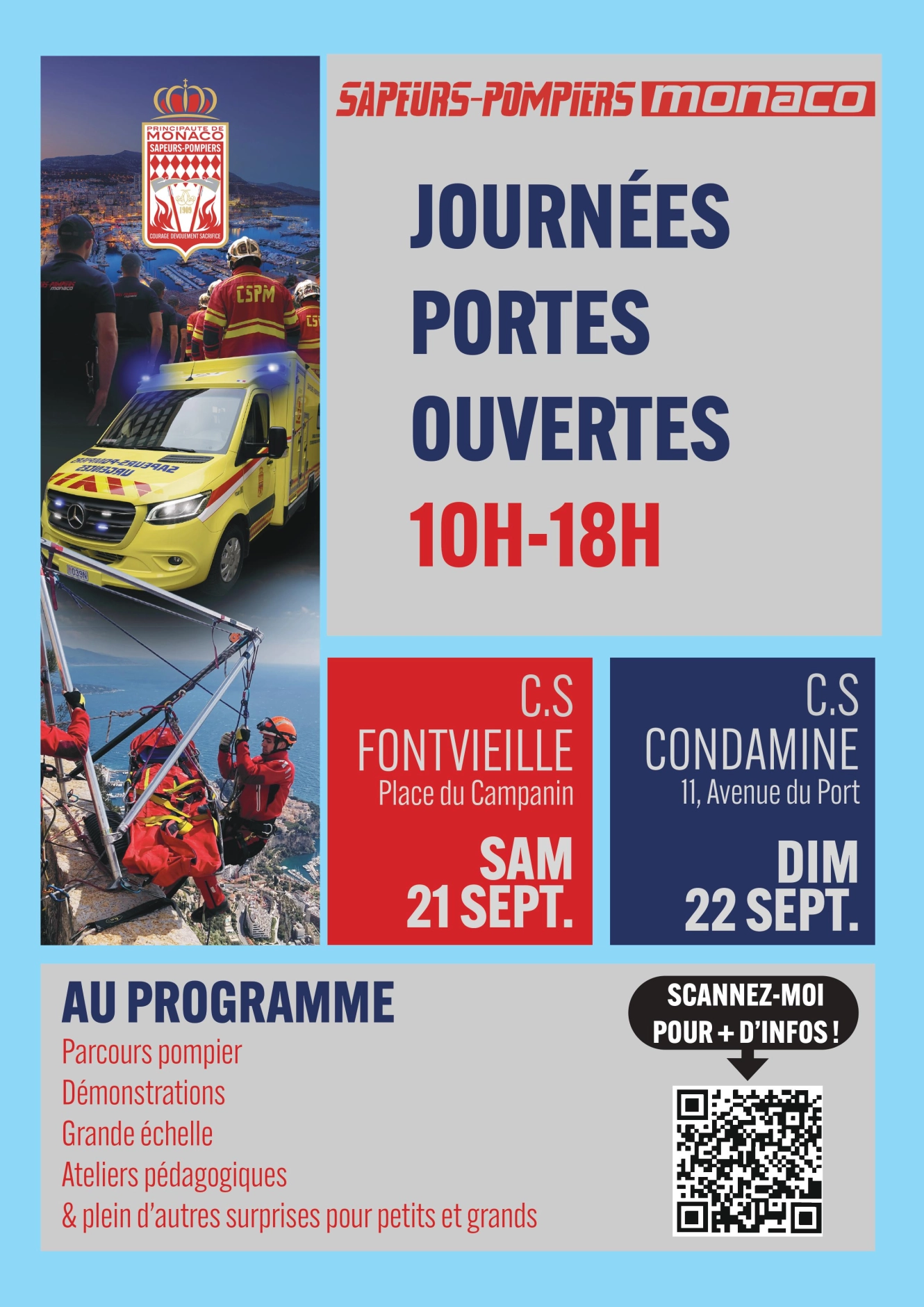 Corps des Sapeurs-Pompiers de Monaco - Journée Portes ouvertes