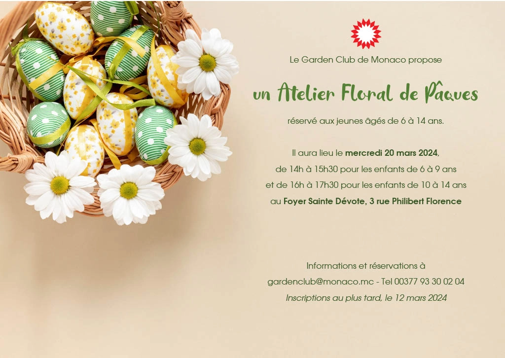 Atelier Floral de Pâques 2024