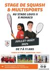 Stage de squash et multisports - 7-11 ans