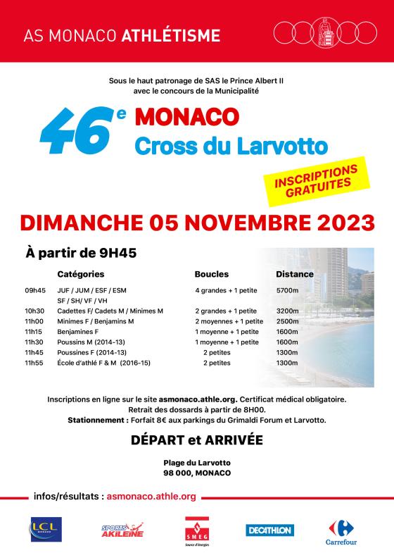 AS Monaco Athlétisme - 46 éme crosse du Larvotto