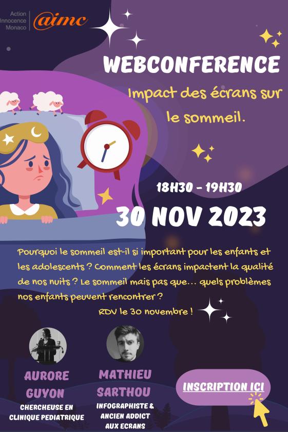 Action Innocence - Web conférence - jeudi 30 novembre 2023